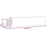  Posteljni okvir s predali 135x190 cm 4FT6, (20645847) | Shoptok.si
