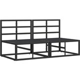 Vanjski namještaj 2 Komad Crna i antracit 70 x 71,5 x 71 cm | shoptok.hr