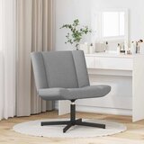  Stolica na kotačiće Svjetlosiva 63 x 75 x 76 cm tkanina | Eponuda.com