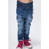 Fasardi Denim jeans with a lowered crotch