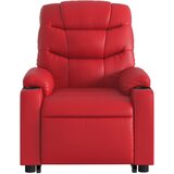  Naslonjač na podizanje od umjetne kože crveni | shoptok.hr