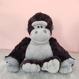  maskota igračka gorila tamno siva 22 cm Slike