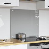  Kuhinjski zid Svijetlo siva 70 x 60 cm Staklo otporno na udarce | shoptok.hr