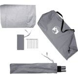 vidaXL Stražnji skladišni šator Siva i narančasta 210 x 90 x 174 cm | shoptok.hr