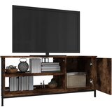 TV ormarić boja dimljenog hrasta 100x40x45 cm konstruirano drvo | Eponuda.ba
