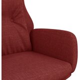  Stolica za opuštanje od tkanine crvena boja vina | shoptok.hr
