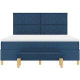 vidaXL vzmetnica z vzmetnico in klopjo modra 180x200 cm tkanina, (22083400) | Shoptok.si