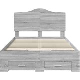  Konstrukcija postelje Siva Sonoma 120 x 190 cm Konstruiran les, (5000102413) | Shoptok.si