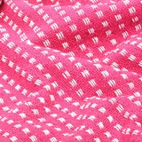 vidaXL Pamučni pokrivač na kvadratiće 125 x 150 cm ružičasti | shoptok.hr
