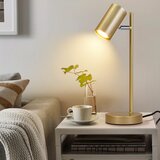 Nettlife lampe de chevet lampe de table de salon or pivotante 350° GU10 or en métal bureau, (22143979) | Shoptok.si