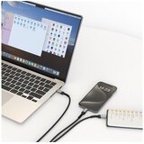 Swissten kabel 2u1 USB-C/USB-C+Lightn, 100W, 54w+20w, 1,5m tekstil crni | shoptok.hr