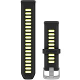 Garmin remen za sat s brzim skidanjem 20 mm, crni / žuti silikon | shoptok.hr
