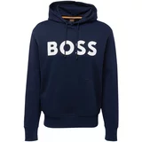 Boss Sweater majica mornarsko plava / bijela