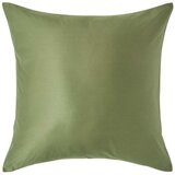 HOMESCAPES mahovno zelena prevleka za blazino iz organskega bombaža, 400 niti, 60x60 cm, (20751136) | Shoptok.si