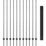 Ograda od varene žice sa 22 U stuba siva 1.6x25 m čelik | shoptok.hr