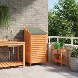  Vrtna Šupa Smeđa 59 x 56 x 113,5 cm Čvrsto drvo jele | shoptok.hr