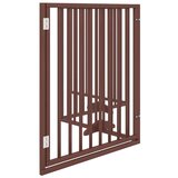  Vrata za pse s vratašcima 4 panela sklopiva 320 cm drvo topole | shoptok.hr