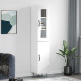  Visoka komoda sjajna bijela 34,5x34x180 cm konstruirano drvo | shoptok.hr