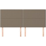 Uzglavlje boje taupe 200x5x118/128 cm tkanina | shoptok.hr
