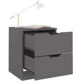  Nočna omarica 2 kosa siva 40x40x50 cm iverna plošča, (20732440) | Shoptok.si