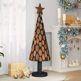 vidaXL Božićno drvce s stalakom Smeđa 150 cm Masivna tikovina | shoptok.hr