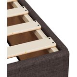  Boxspring krevet s madracem Tamno smeđa 80 x 200 cm Tkanina - Tamno smeđa 80 x 200 cm Dizajn linija | shoptok.hr