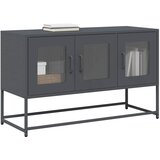 TV ormarić antracit 100,5x39x60,5 cm hladno valjani čelik | shoptok.hr