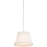 QAZQA Retro viseča svetilka krem 25 cm - Plisse Cene