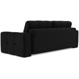 Makamii Črna raztegljiva sedežna garnitura iz tkanine bouclé 255 cm Milu – | Shoptok.si