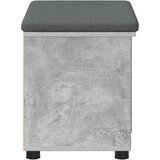  Klupa za hodnik s jastukom Betonsko Siva 60 x 38 x 46 cm | shoptok.hr