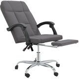  Uredski naslonjač od umjetne kože sivi | shoptok.hr