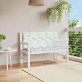  Jastuci za vrtnu klupu 2 kom s uzorkom lišća 120x50x7cm tkanina | shoptok.hr