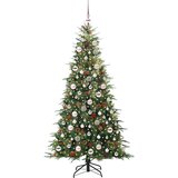 vidaXL Umetno Zložljivo Božično Drevo Zelena 180 cm PE in PVC | Shoptok.si