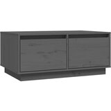  Klubska mizica siva 80x50x35 cm trdna borovina, (20711472) | Shoptok.si