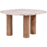 Leitmotiv Stranska mizica z mizno ploščo v marmornem dekorju 50x75 cm Organic – | Shoptok.si