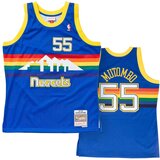 Mitchell And Ness muški Dikembe Mutombo 55 Denver Nuggets 1991-92 Swingman Road dres | shoptok.hr