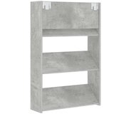  Zidni ormarići za cipele 2 kom boja betona 60x18x90 cm drveni | shoptok.hr