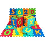  Edukativna podloga za igru - šarene puzzle s slovima i brojevima | shoptok.hr