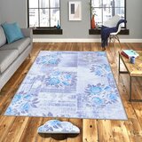 Conceptum Hypnose tepih Eexfab953-1, pravougaoni, 80x150 cm, svetloplavi | ePonuda.com