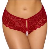 Cottelli - otvorene čipkaste gaćice (crvene) | shoptok.hr