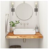 vidaXL Kopalniški pult 80x60x2,5 cm pravokoten trden akacijev les Cene