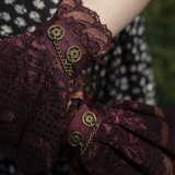 Epic Fantasy Shop Steampunk bordo manžetne sa zupčanicima | ePonuda.com