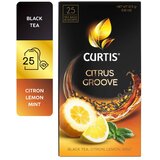 Curtis Crni čaj sa nanom, korom citrusa, aromama citrona i limuna Citrus Groove, 25x1,5g | Eponuda.com