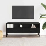 vidaXL TV ormarić crni 100x34,5x40 cm Konstruirano drvo i metal | shoptok.hr