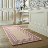 Flair Rugs Ljubičasta/u prirodnoj boji ručno rađena vunena staza 80x230 cm Lois Scallop – | shoptok.hr