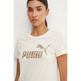 Puma ess+ animal tee, ženska majica, bela 681490