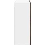 vidaXL Stenska kuhinjska omarica s polico Rjav hrast 80 x 31 x 80 cm | Shoptok.si