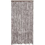  Zastor protiv muha smeđa i bijela 100 x 230 cm od šenila | shoptok.hr