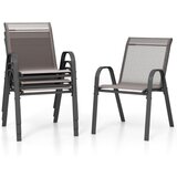  Set od 4 vanjskih stolica, dim. 56 x 70 x 84 cm, siva. | shoptok.hr