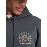 Quiksilver Športna majica 'Salt Water' bež / temno siva | Shoptok.si